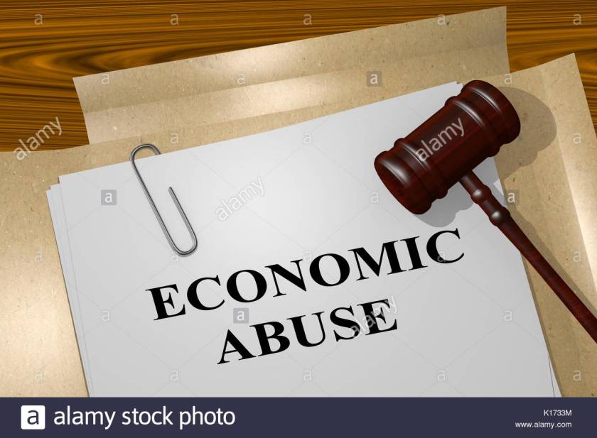 3d-illustration-of-economic-abuse-title-on-legal-document-K1733M